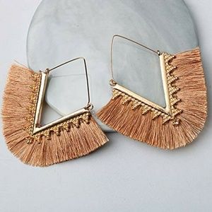 3/$20--. Boho V Shaped Tassel Earrings